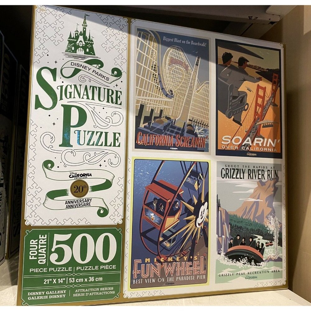 New 2021 Disney California Adventure 20th Puzzle